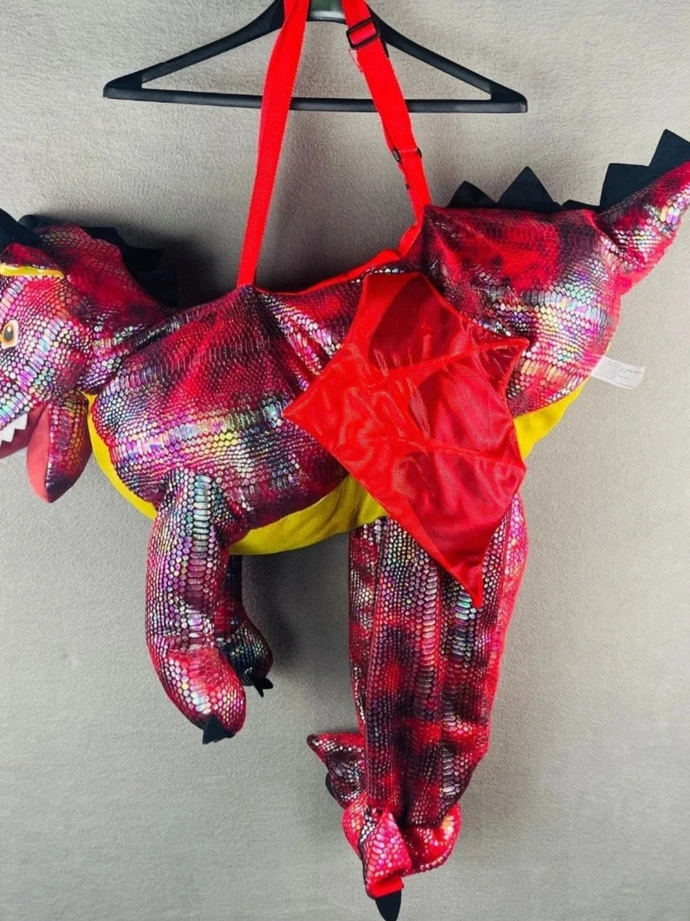 Kids Red Dragon Plush Costume